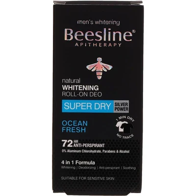 Beesline Whitening Roll-on Deo Super Dry, Silver Power - Ocean Fresh 50ml - Image 3