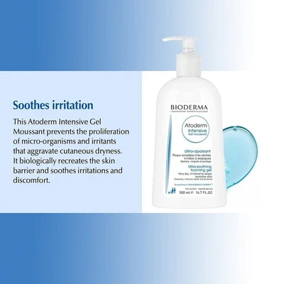 Bioderma Atoderm Intensive Gel Mousant 500ml - Image 4