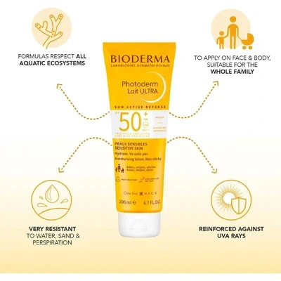 Bioderma Photoderm Lait Ultra Spf50+ 200ml - Image 5
