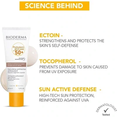 Bioderma Photoderm Spot-Age Gel Cream SPF50+ 40ml - Image 3