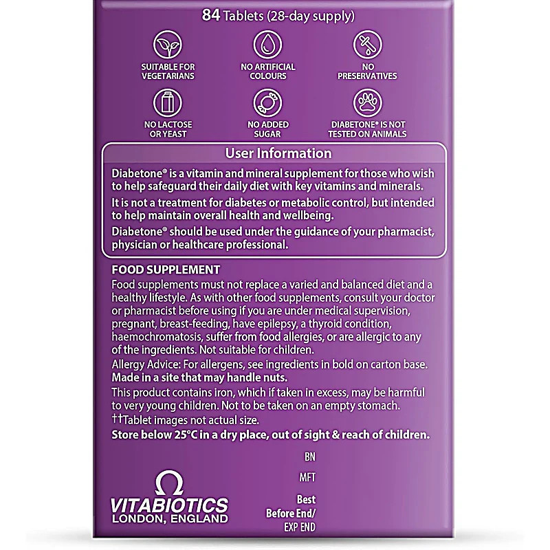 Diabetone Plus Tablets & Capsules 56S - Image 4