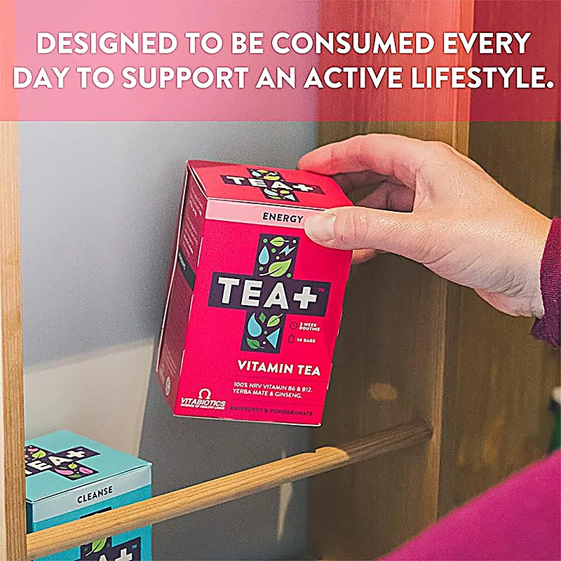 Energy Tea Raspberry & Pomegranate Bag 14s - Image 3