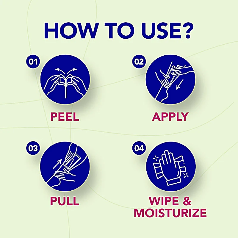 Nair Hair Remover Boby Wax Strips With Milk And Honey 20s - Image 3