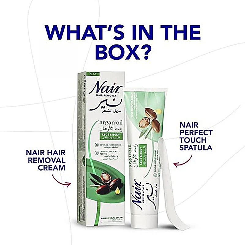 Nair Hair Remover Cream Argan Oil 110gm - Image 6