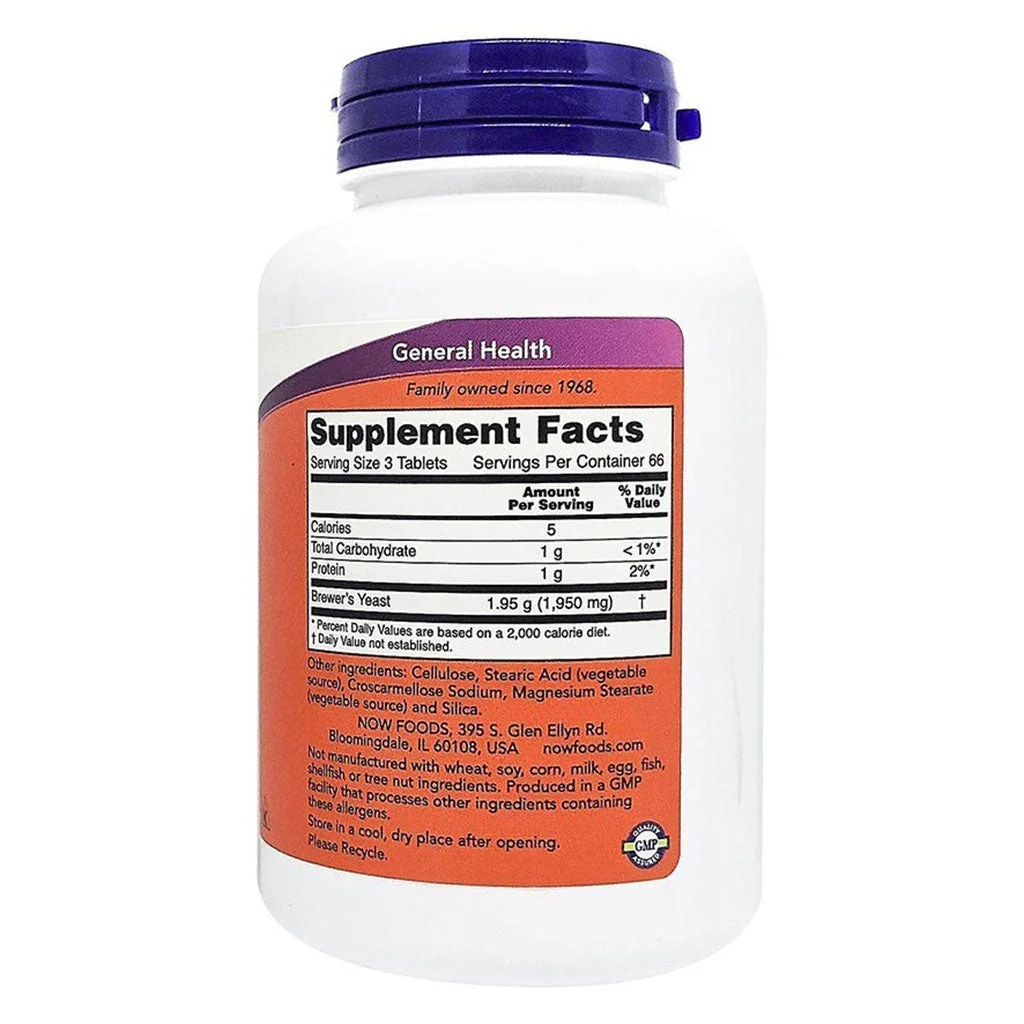 Now Brewers Yeast Tablets 200s - Image 7