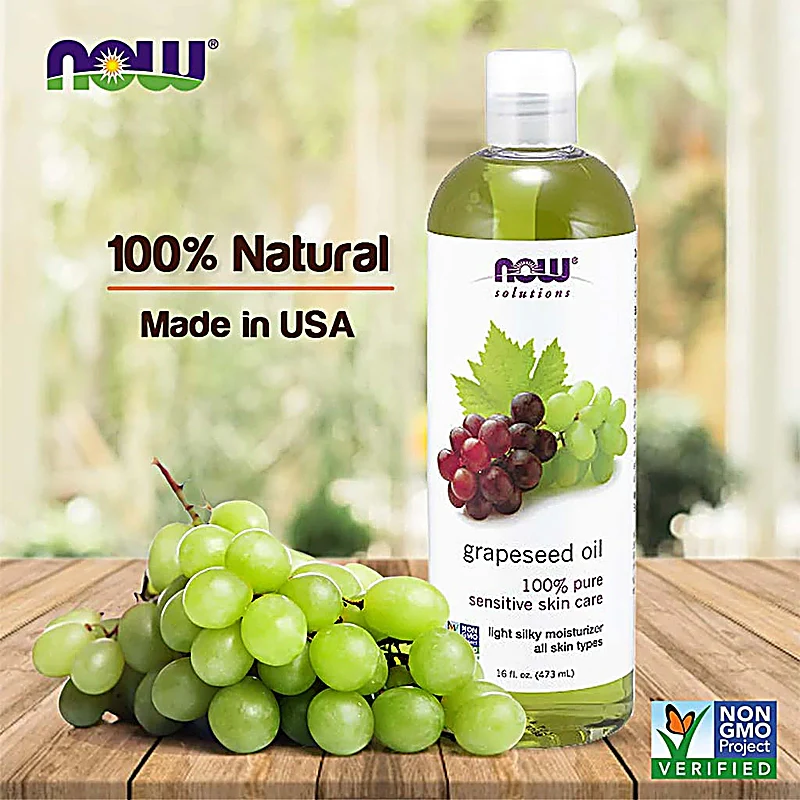 Now Grapeseed Oil 4Oz - Image 6
