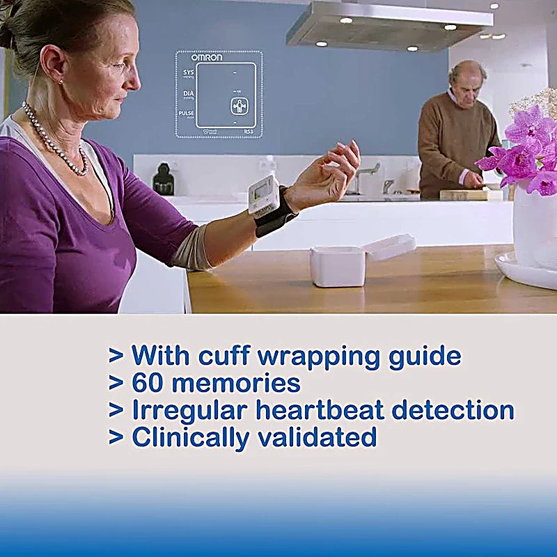 Omron RS4 Wrist Blood Pressure Monitor - Image 4