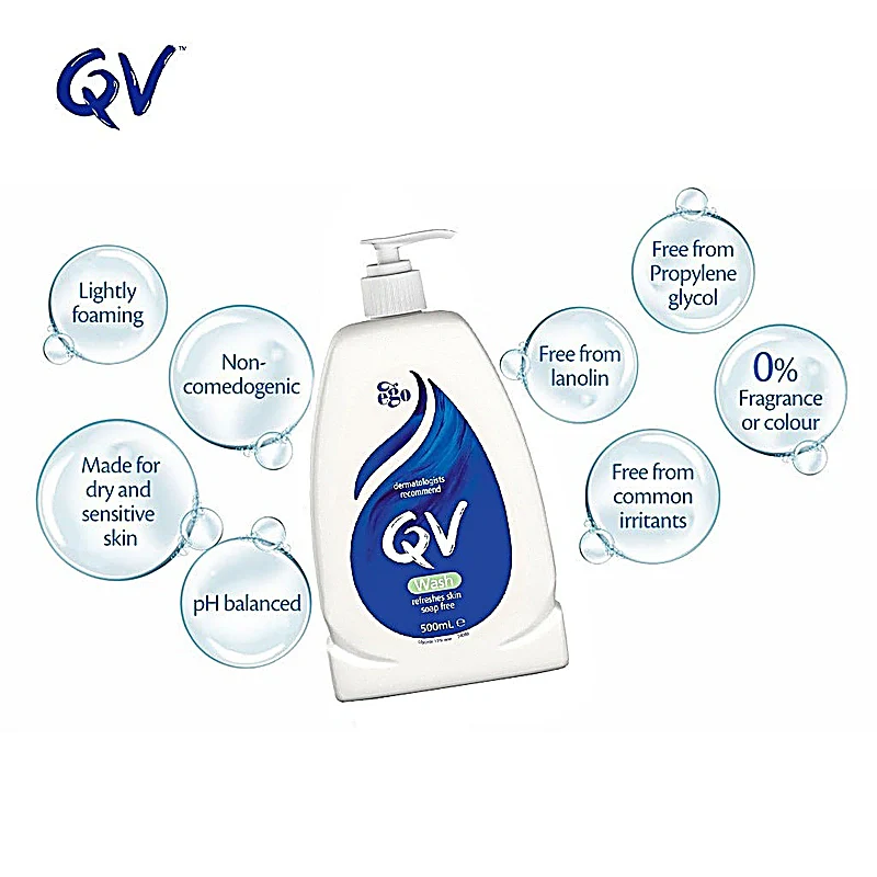 Qv Wash for Dry Skin 500ml - Image 4